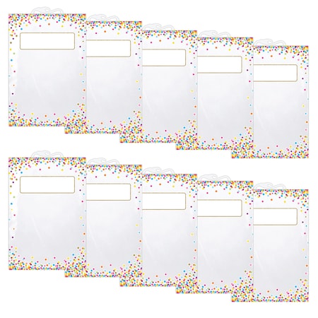 Ashley Productions Hanging Confetti Storage/Book Bag, 11in x 16in, PK10 10585